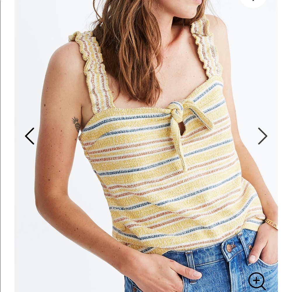 MADEWELL Texture & Thread Smithfield Stripe Tank